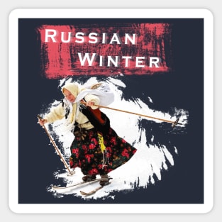 Russian Winter Sticker